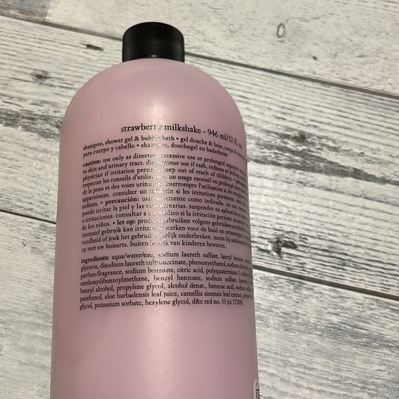 Philosophy Strawberry Milkshake  Shampoo Shower Gel VHTF - Picture 2 of 4